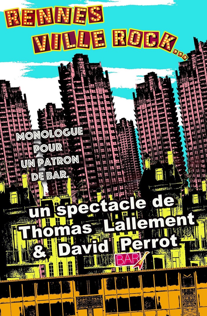affiche rennes ville rock