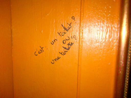 Un toilet ou une toilette ?