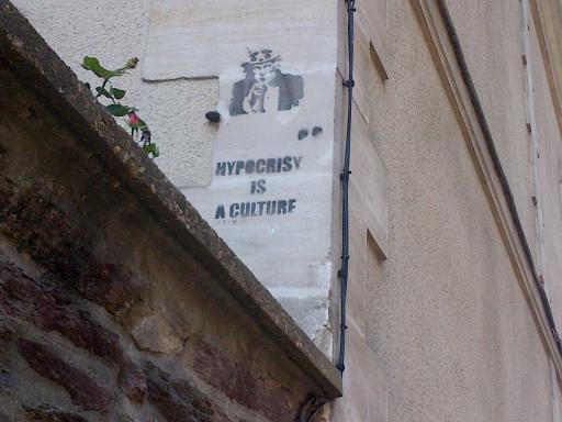 hypocrisy is culture