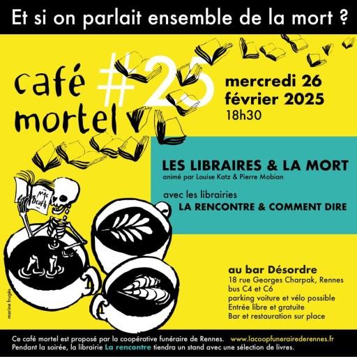 Deux jeunes librairies rennaises, invitées du prochain Café mortel 