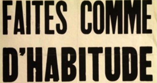 Embellies 2018 # 3, Faites Comme D'habitude, (Jérémie Morin - Drame)