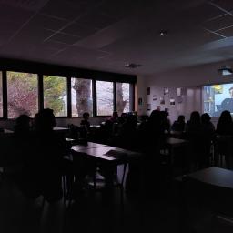 Collège Marie Curie de Laillé - Médiatisation résidence artistique Clair Obscur et Frédéric Gonant