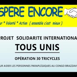 Des tricycles pour Pointe noire république du Congo